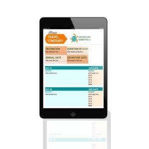 Travel Itinerary Template