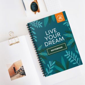 Dream Journal Spiral Notebook - Ruled Line