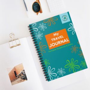 Travel Journal Spiral Notebook - Ruled Line